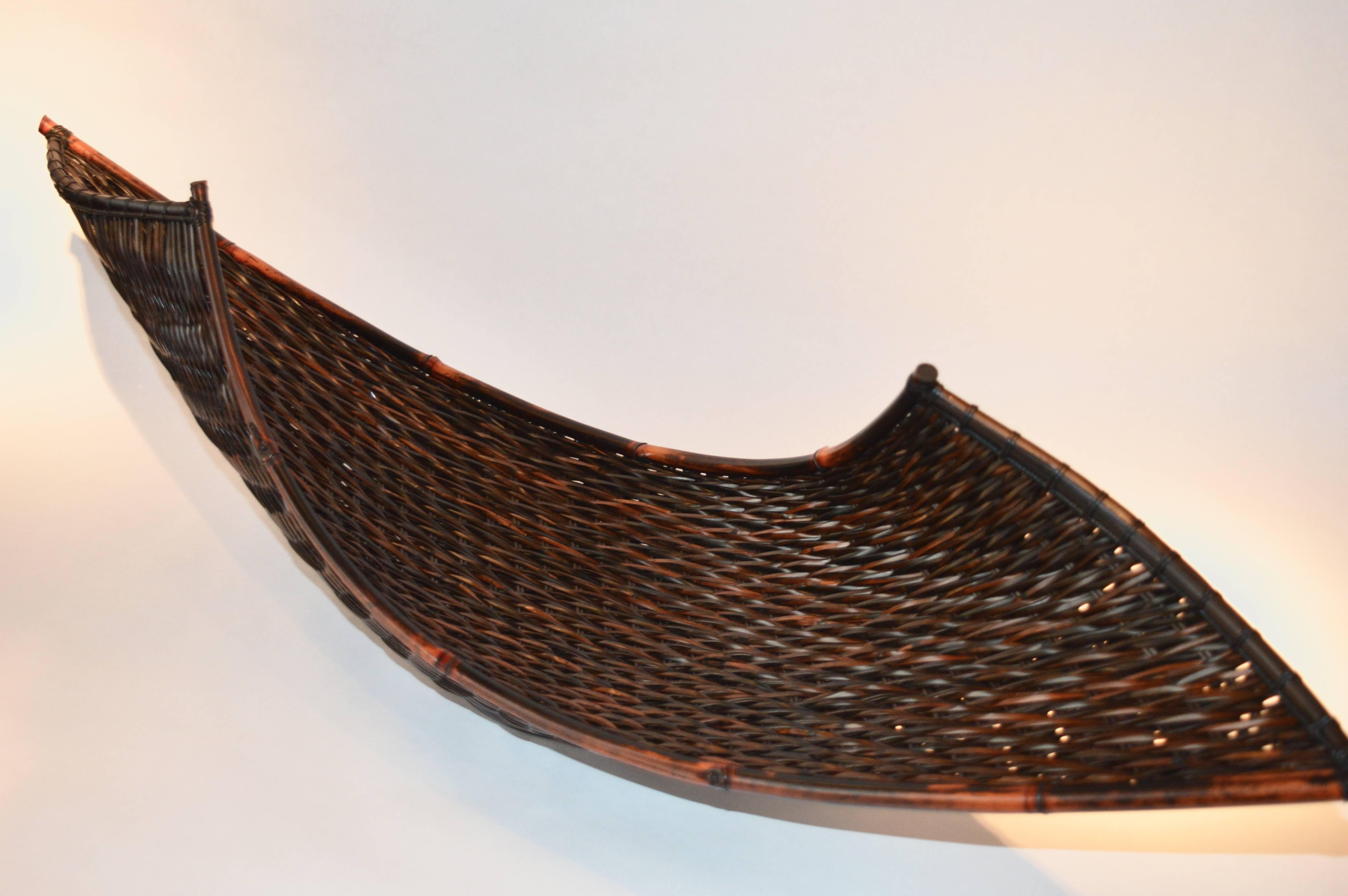 20th Century Bamboo Sculpture by Honma Hideaki In Excellent Condition For Sale In Paris, FR