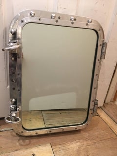 Ship's Porthole Window Converted to Mirror