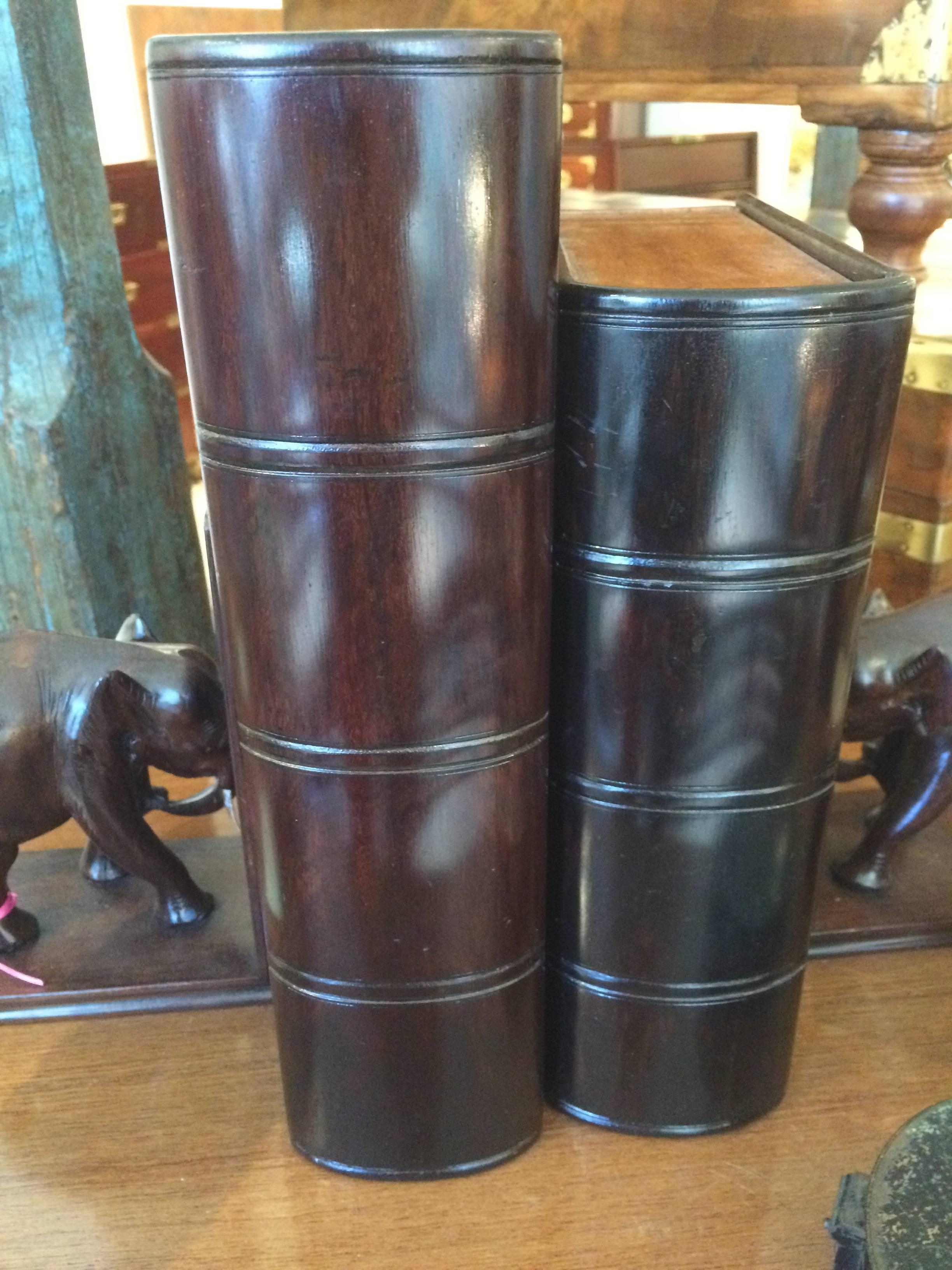Satinwood and Rosewood Book Box with Hidden Compartments In Excellent Condition In Nantucket, MA