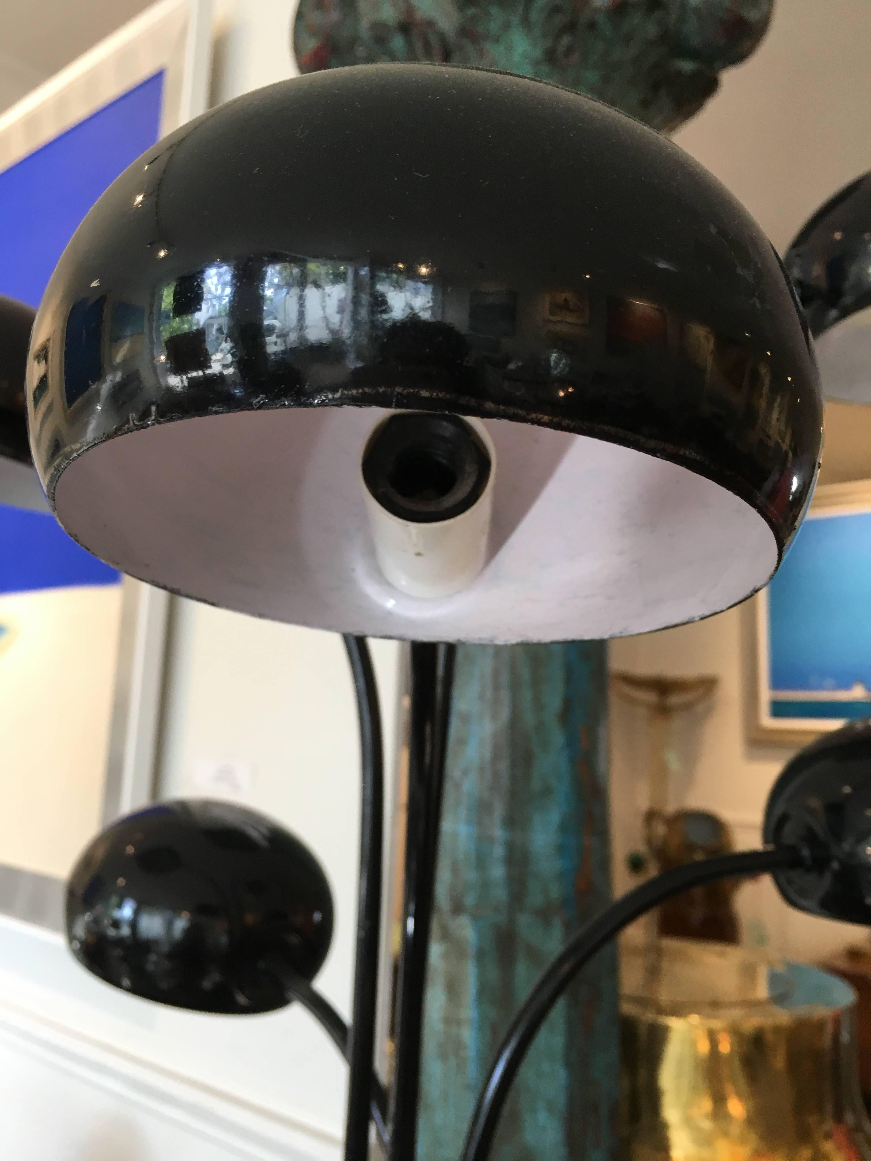multi arm floor lamp