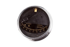 Chrome Nautical Ship's Clinometer, W. Ludolph, 1980s