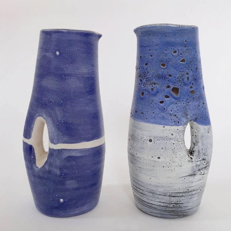 Set of Ceramic Vases by Mado Jolain at 1stDibs