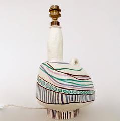 Mid-Century Modern Ceramic Lamp Base Signed by Jacques Blin