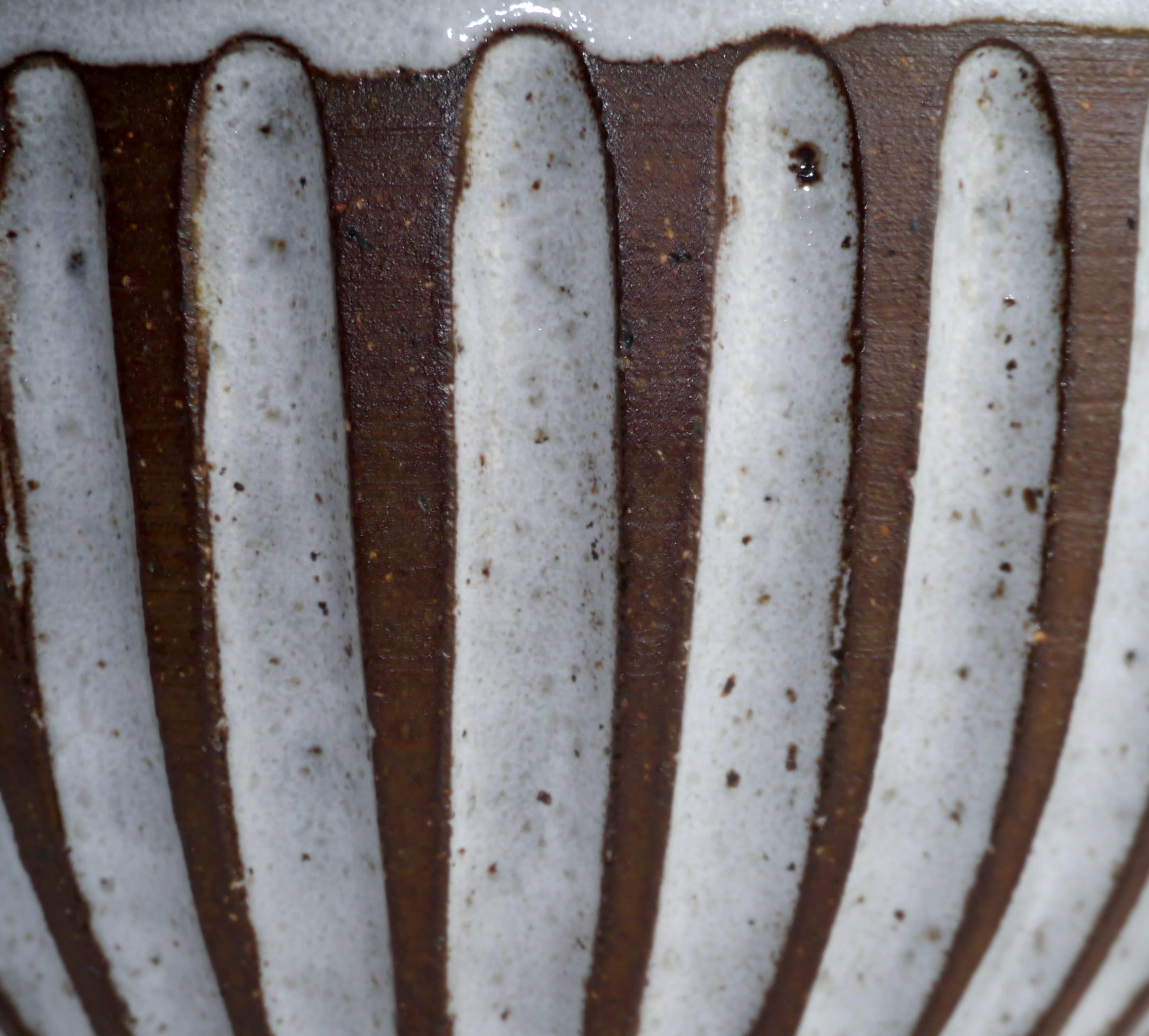 Scandinavian Modern Pol Chambost - Rare Stoneware Bowl - France, c. 1960 For Sale
