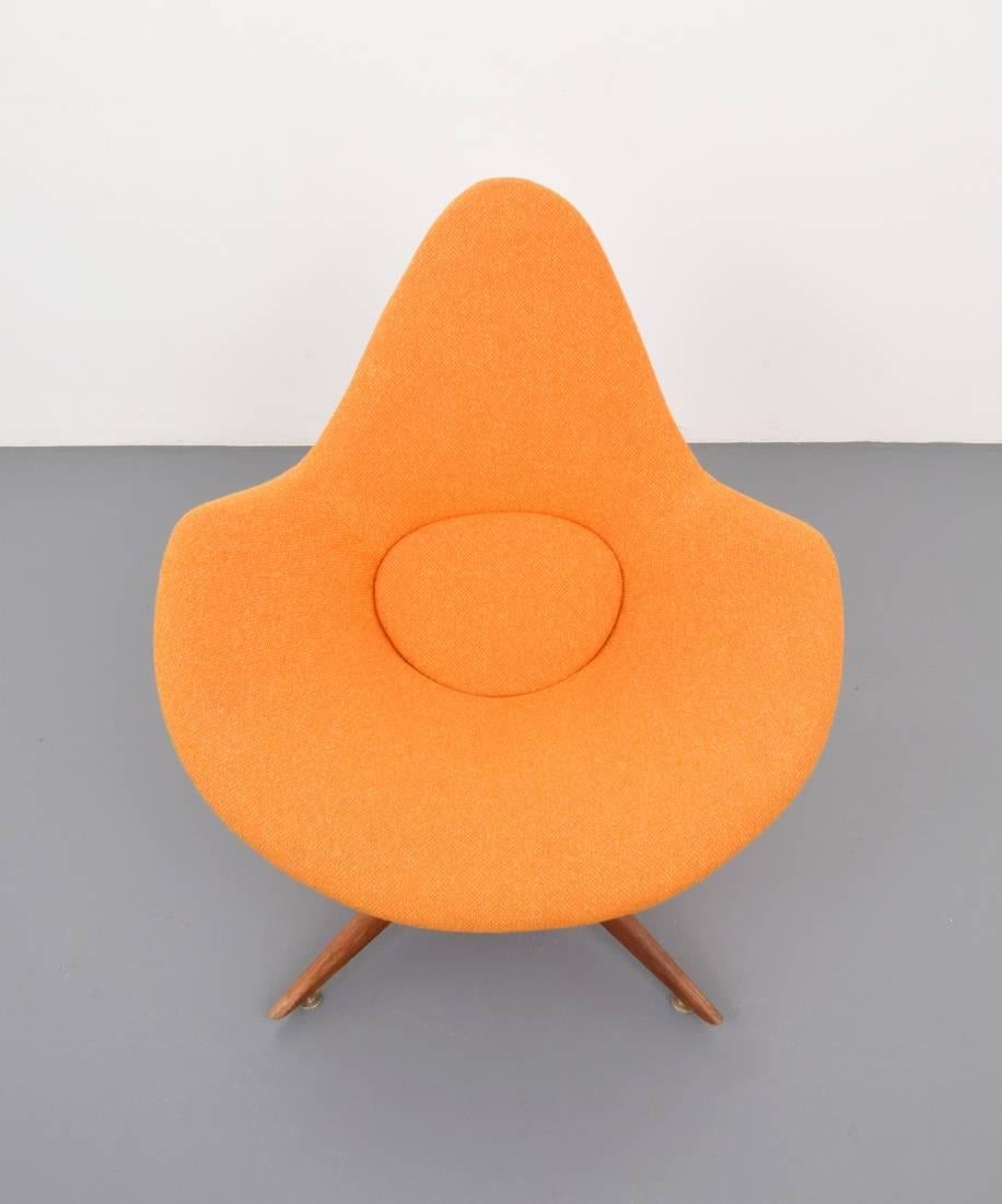 American Lounge Chair Attributed to Adrian Pearsall, 1960s, France For Sale