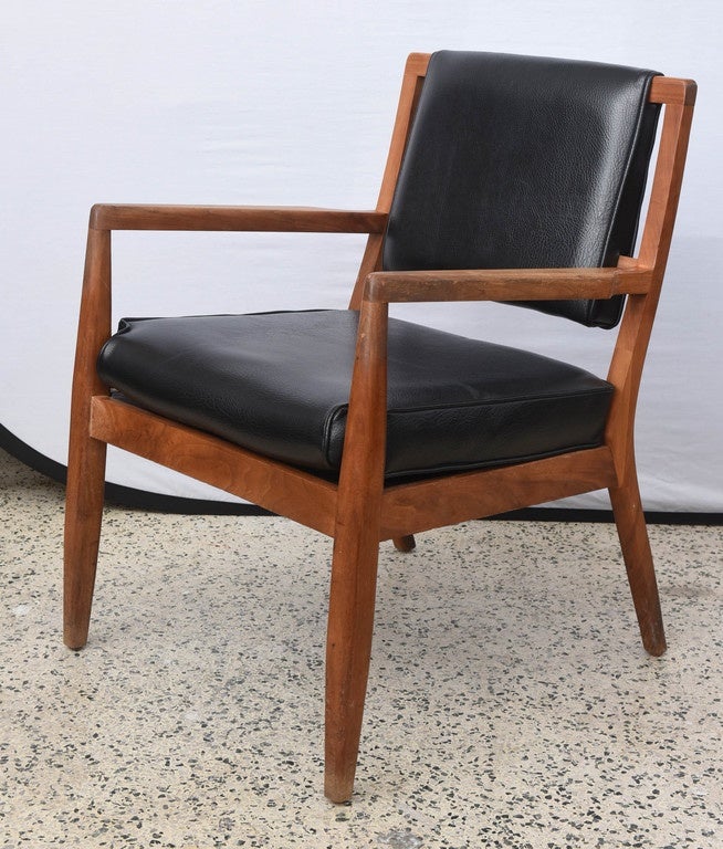 Mid-Century Modern Pair of Danish Armchairs, 1950s Denmark