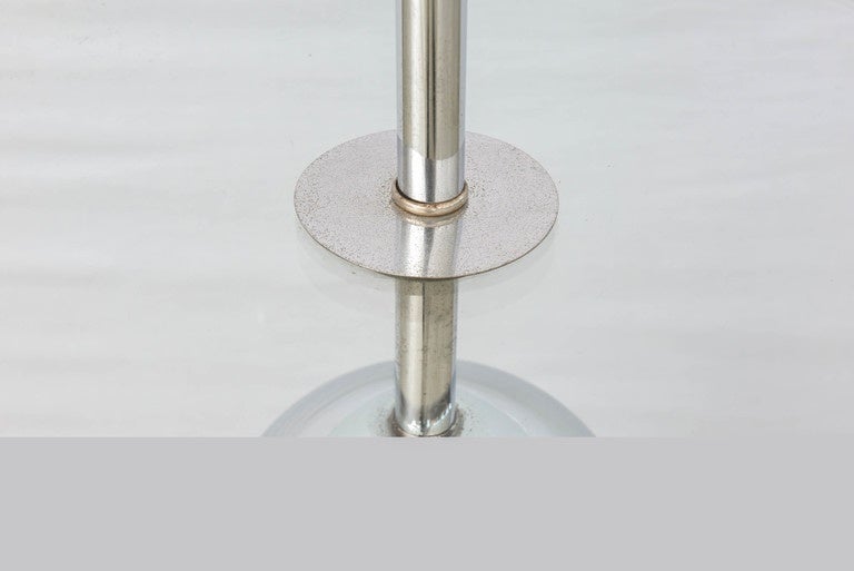 George Kovacs Stacked Chrome Ball Floor Lamp, 1960s USA In Excellent Condition For Sale In Miami, FL