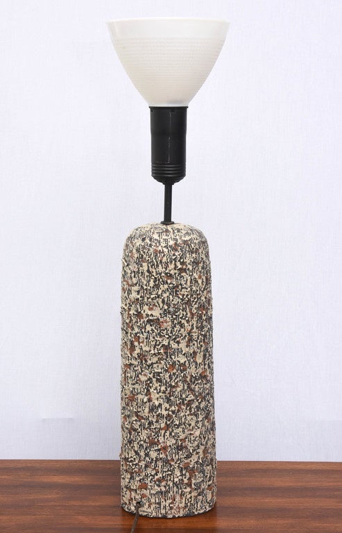 Beautiful Sargeri Ceramic Mid-Century Modern Lamp, 1950s, USA For Sale 3