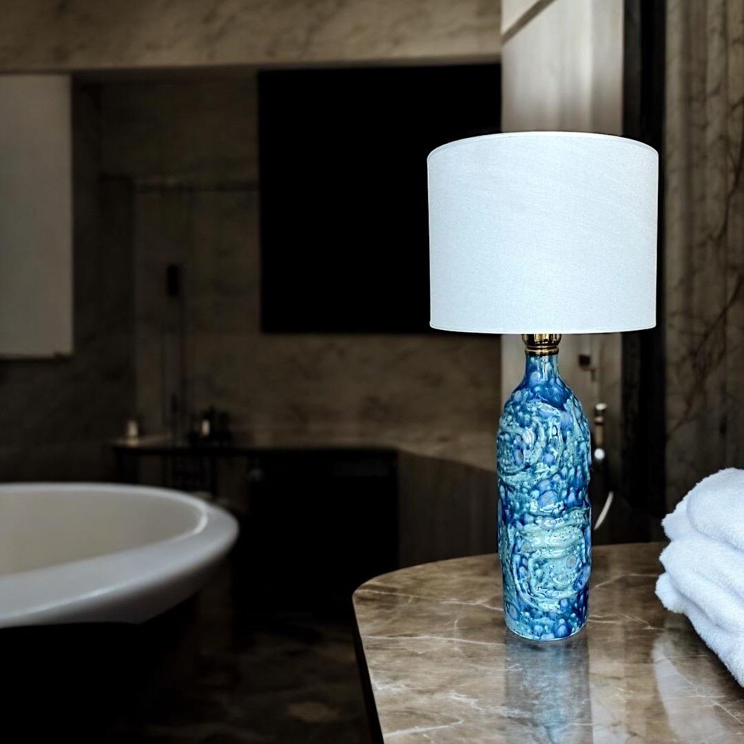 Fait main Lampe de table de nuit étoilée du 21e siècle par Busra Ozdemir - Moderne, céramique en vente