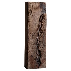 wabi sabi sculpture rustique japonaise en bois, abstrait Dai présentoir, bonsaï