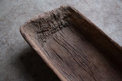 Bol japonais ancien en bois de la fin du XIXe siècle, bol décoratif de style wabi-sabi