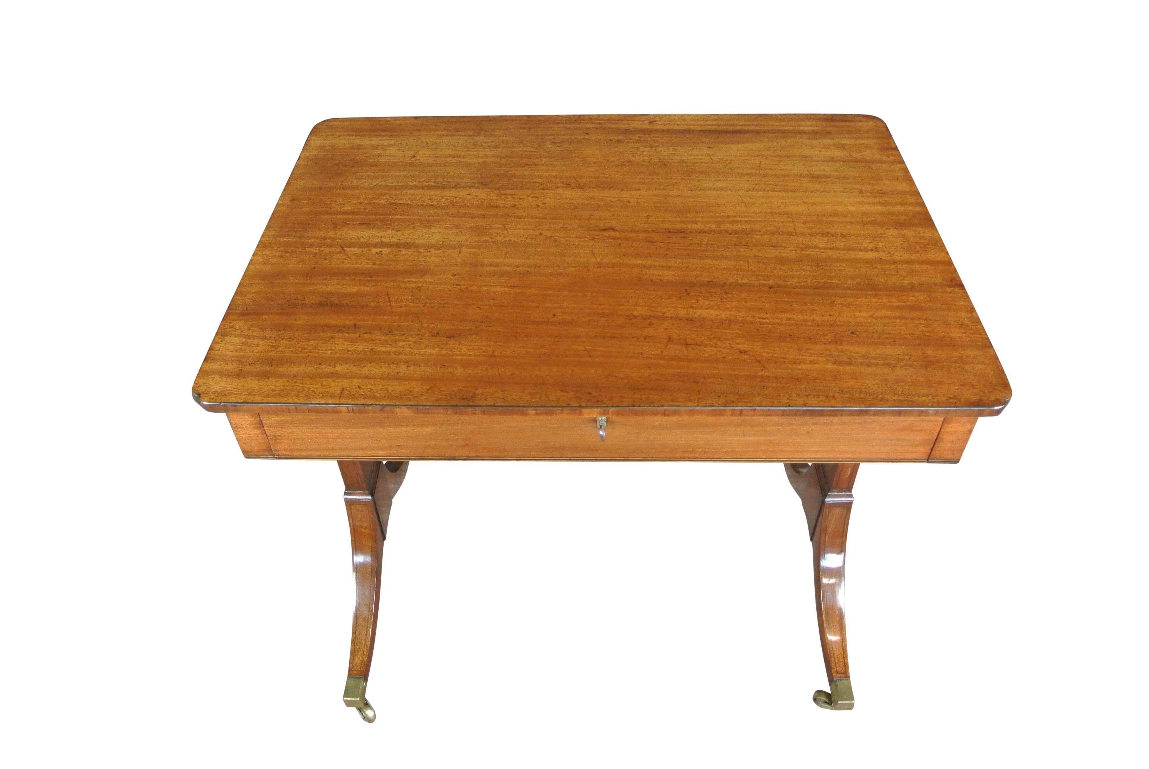 Early 19th Century Regency Mahogany Occasional Table