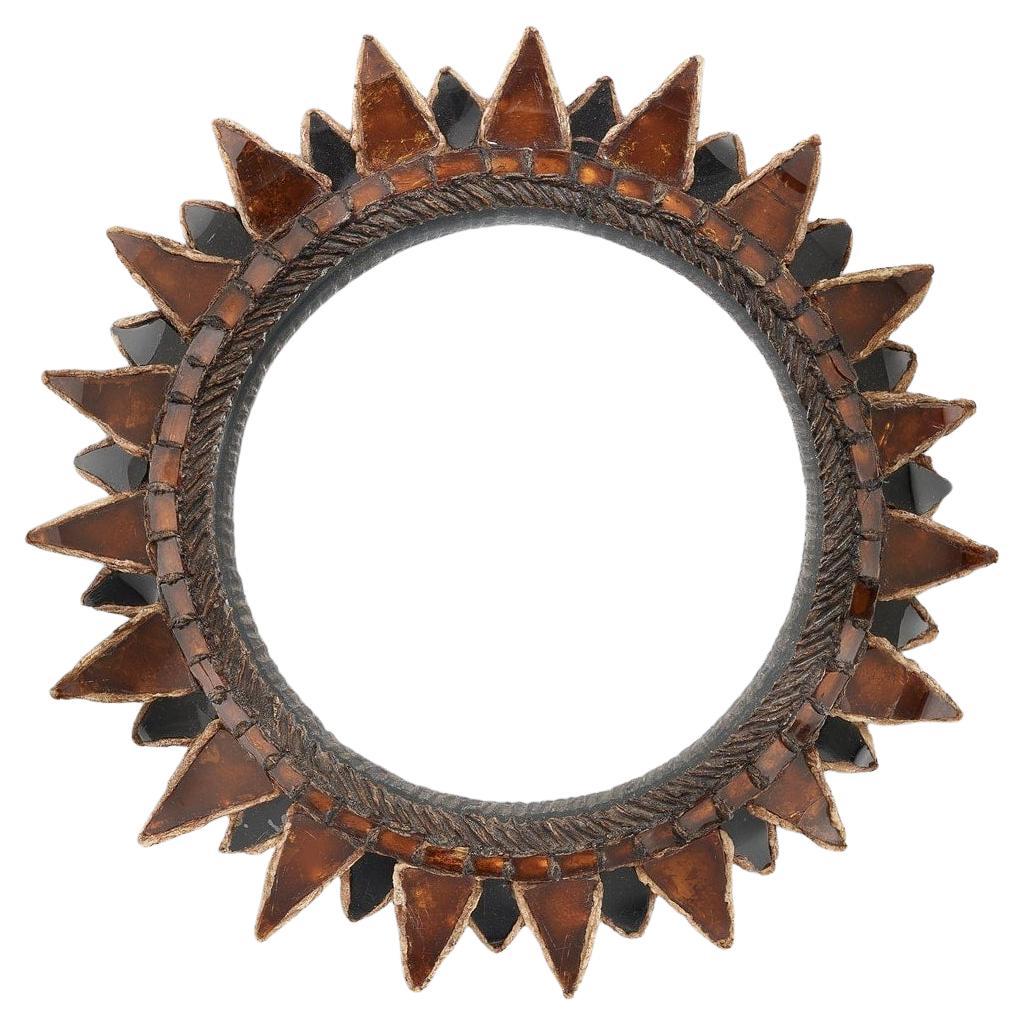 '60s 'Soleil à pointes n. 2' Mirror by Line Vautrin