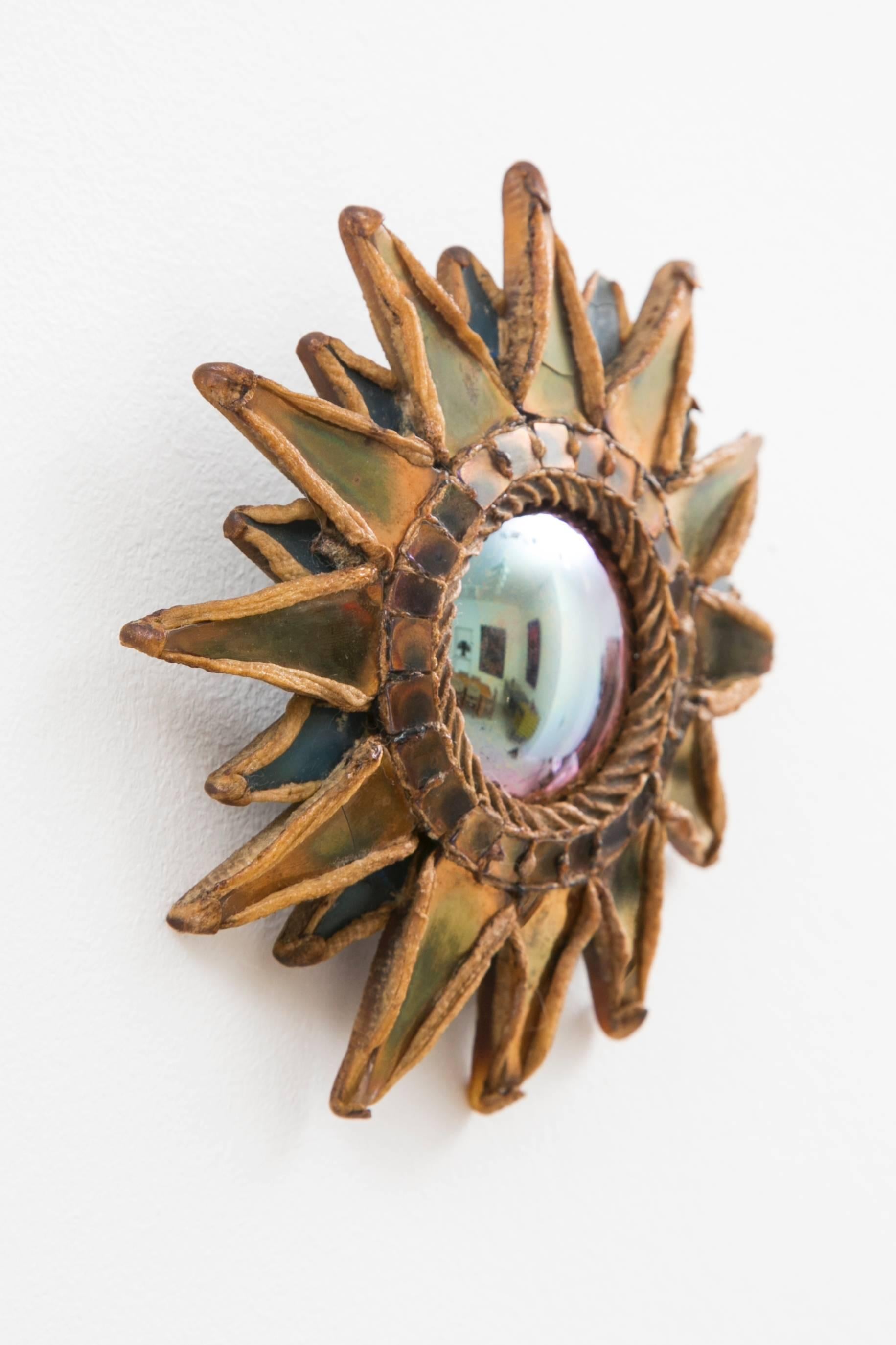 Mid-Century Modern Soleil à pointes, Witch Mirror by Line Vautrin, circa 1955