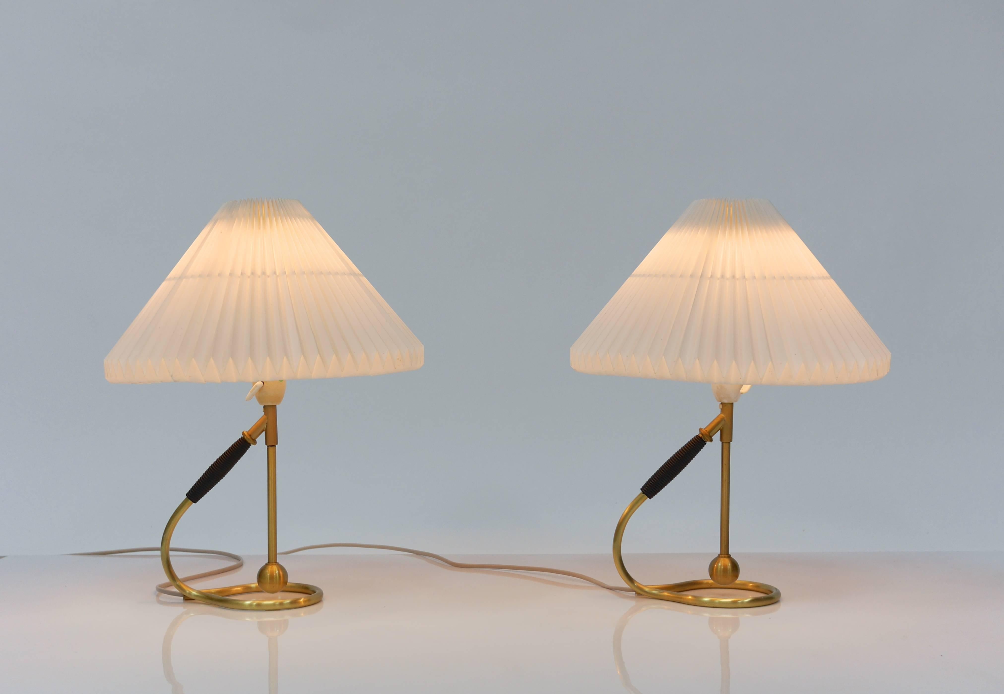 Scandinavian Modern Pair of Le Klint 306 Lamps by Kaare Klint
