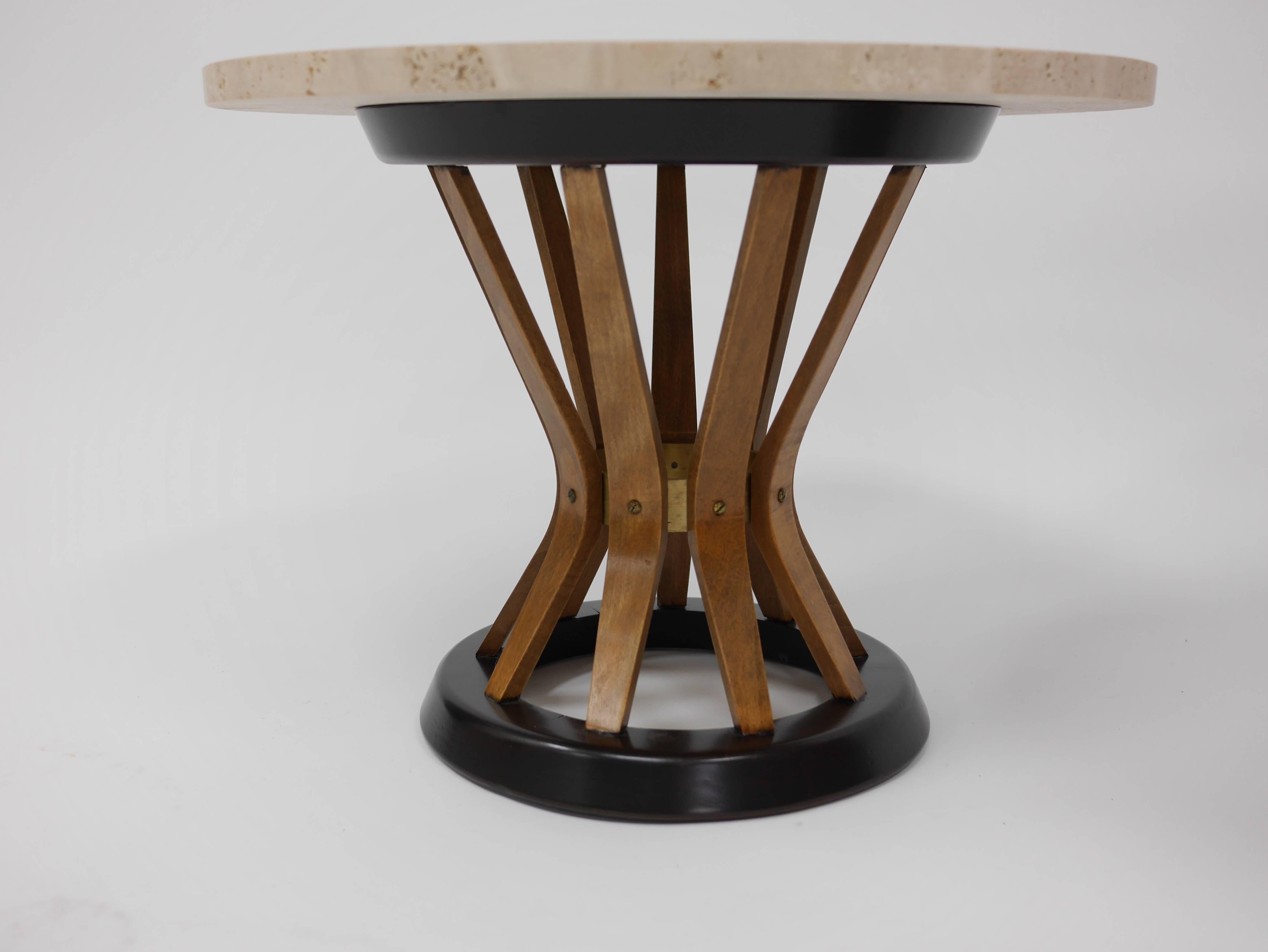 20th Century Pair of Sheaf of Wheat Side Tables by Edward Wormley for Dunbar For Sale