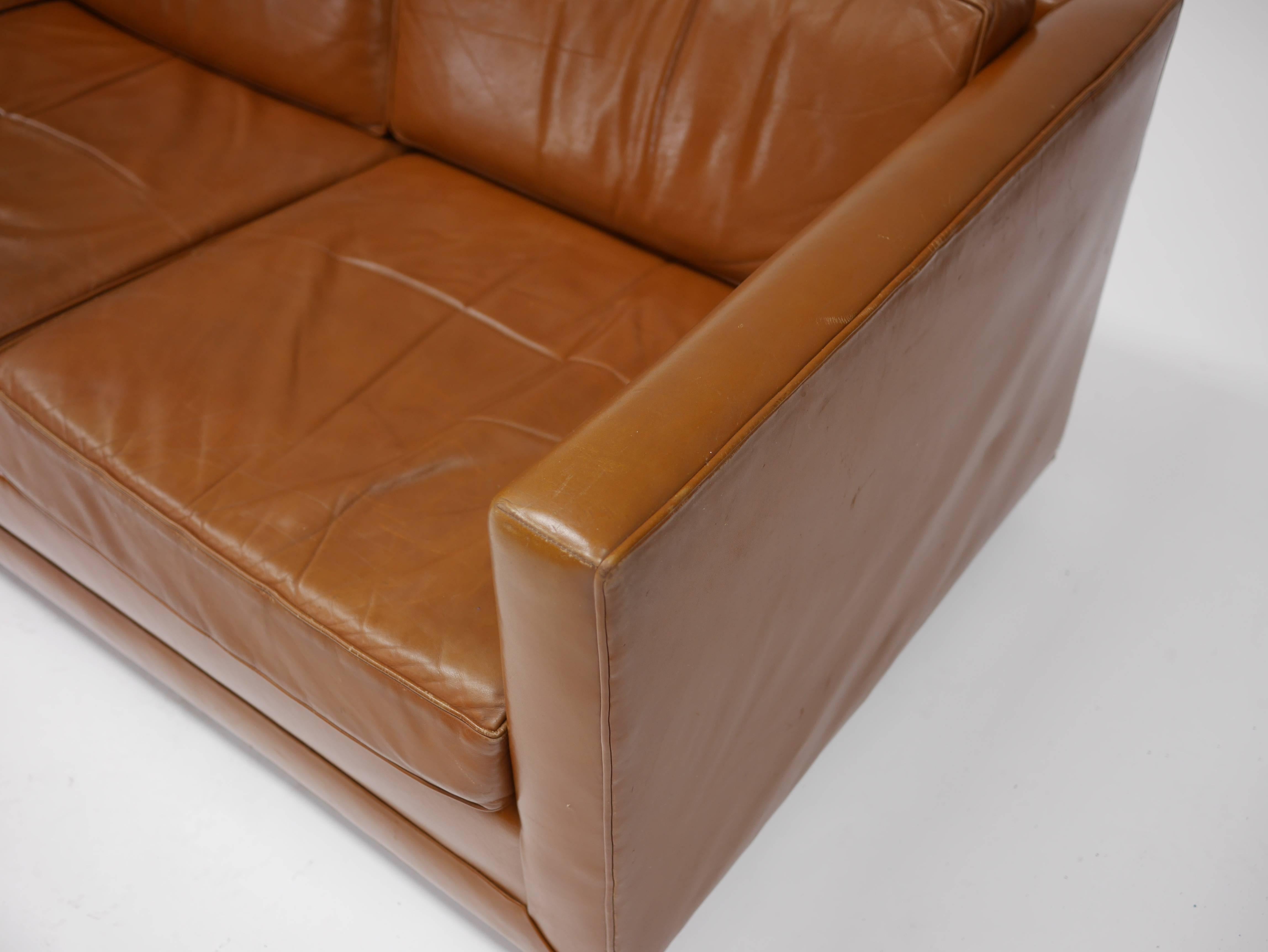 tuxedo sofa leather