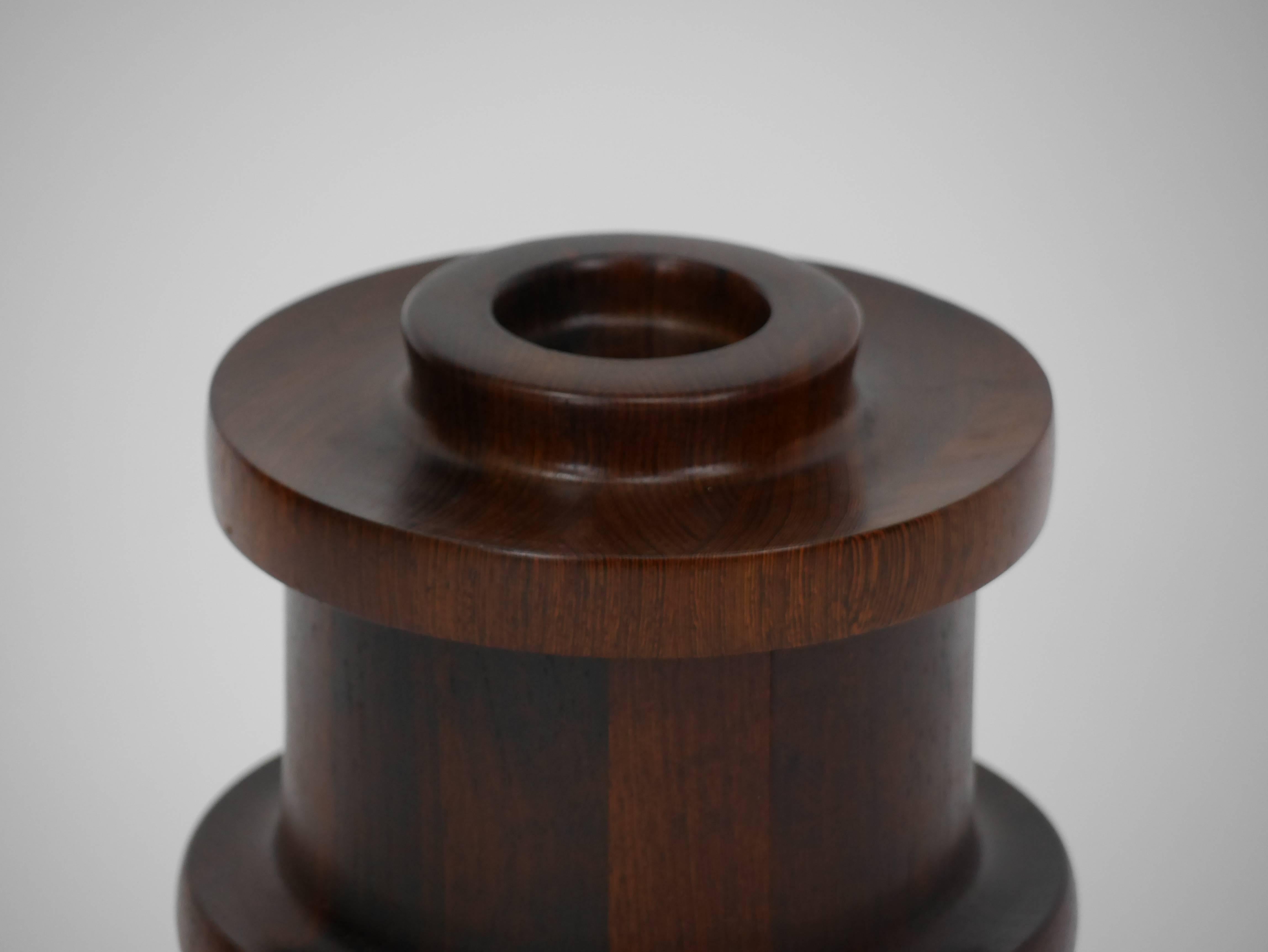 Danish Dansk Rare Woods Ice Bucket in Wenge by Jens Quistgaard