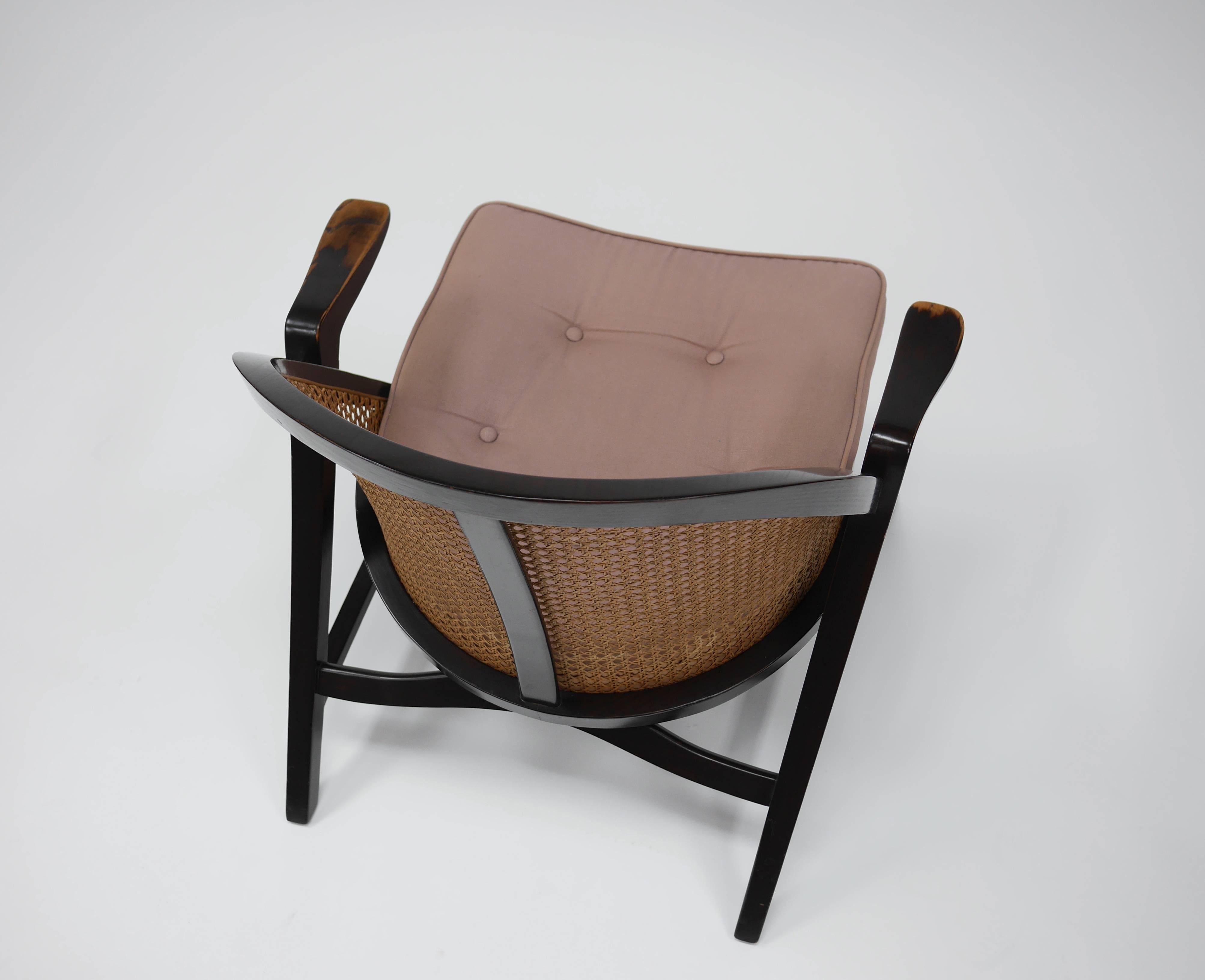 Pair of A-Frame Lounge Chairs by Edward Wormley for Dunbar 2