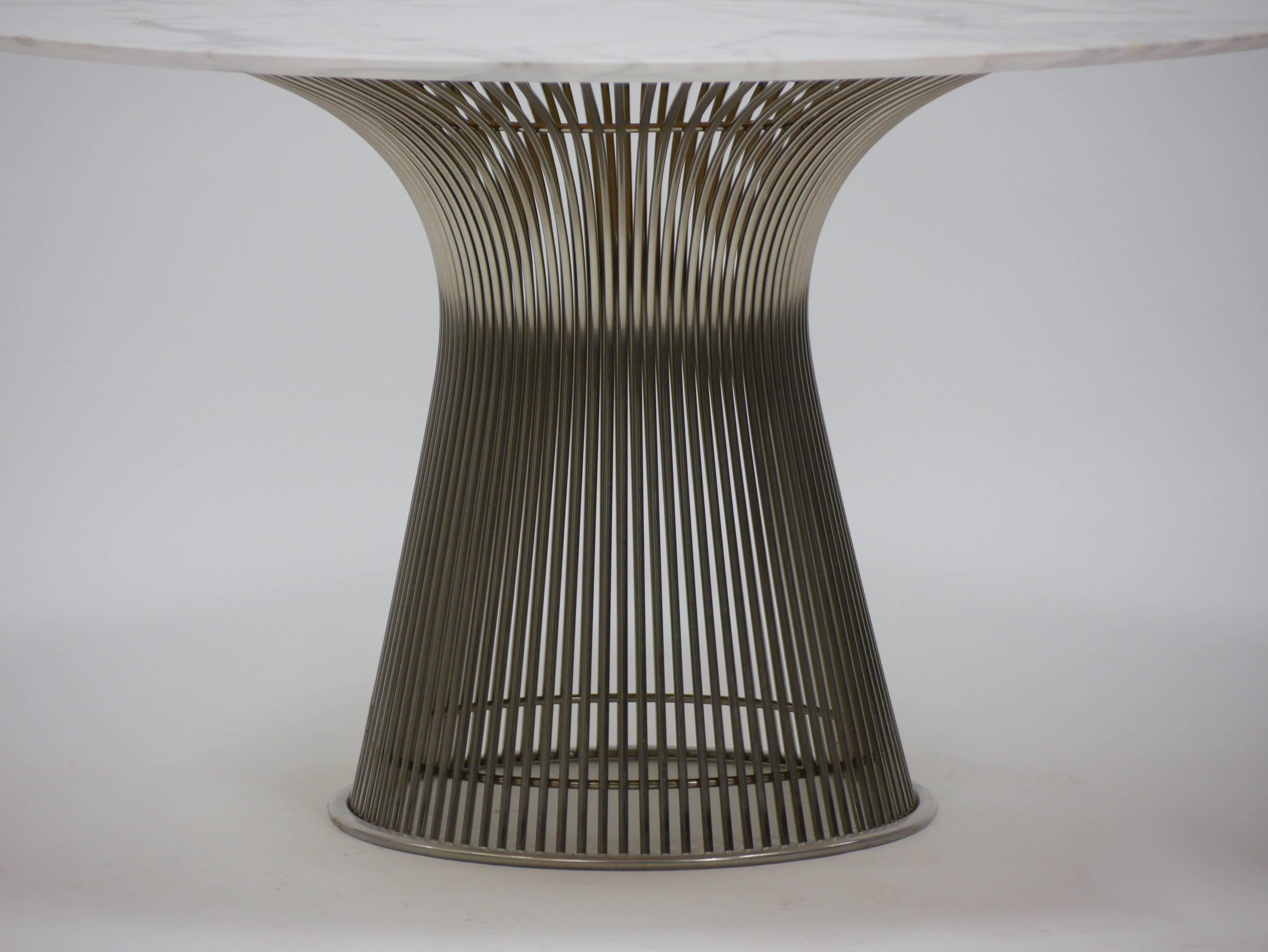 Mid-Century Modern  Marble Dining Table by Warren Platner for Knoll For Sale