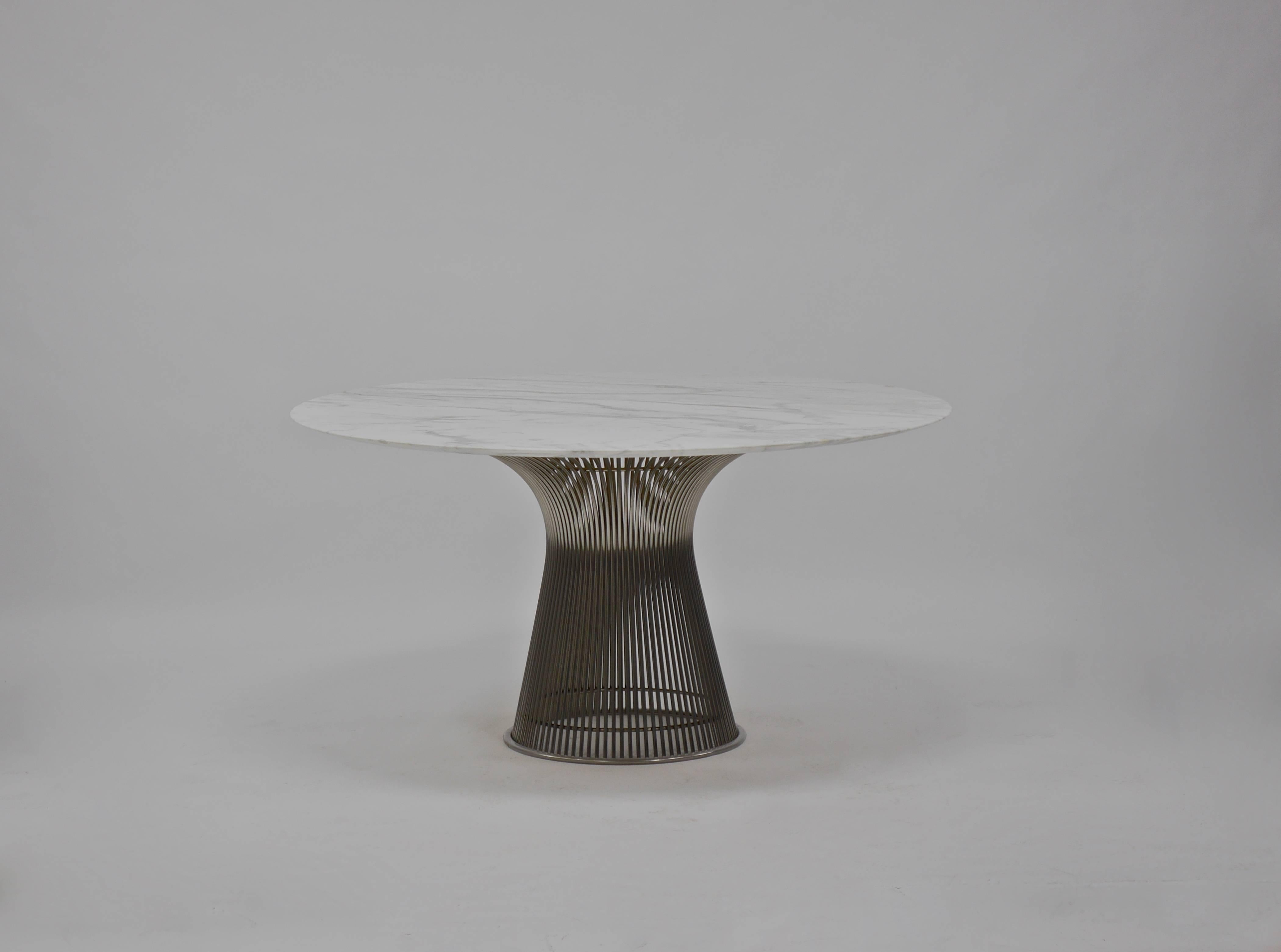20th Century  Marble Dining Table by Warren Platner for Knoll For Sale
