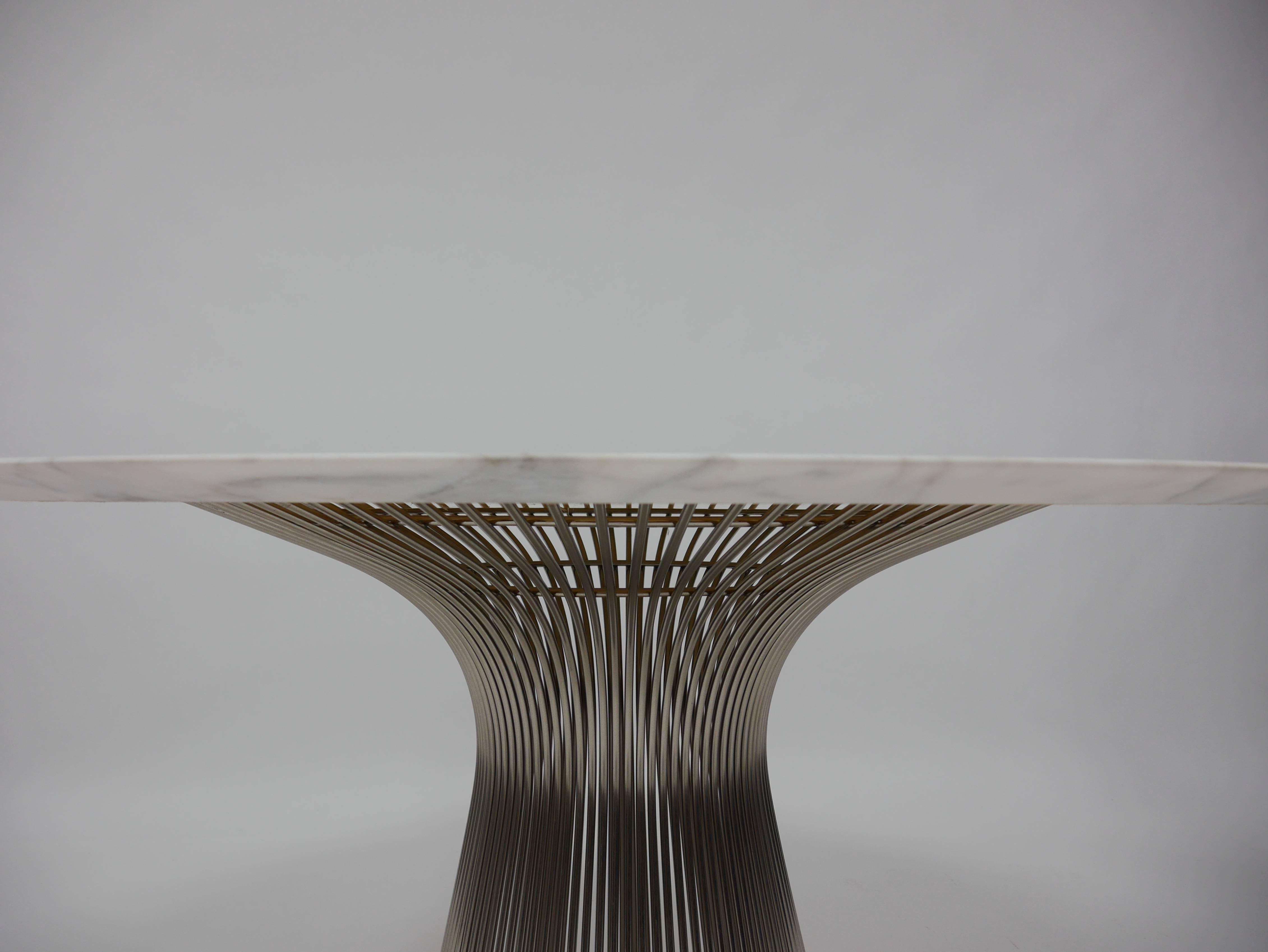  Marble Dining Table by Warren Platner for Knoll For Sale 1