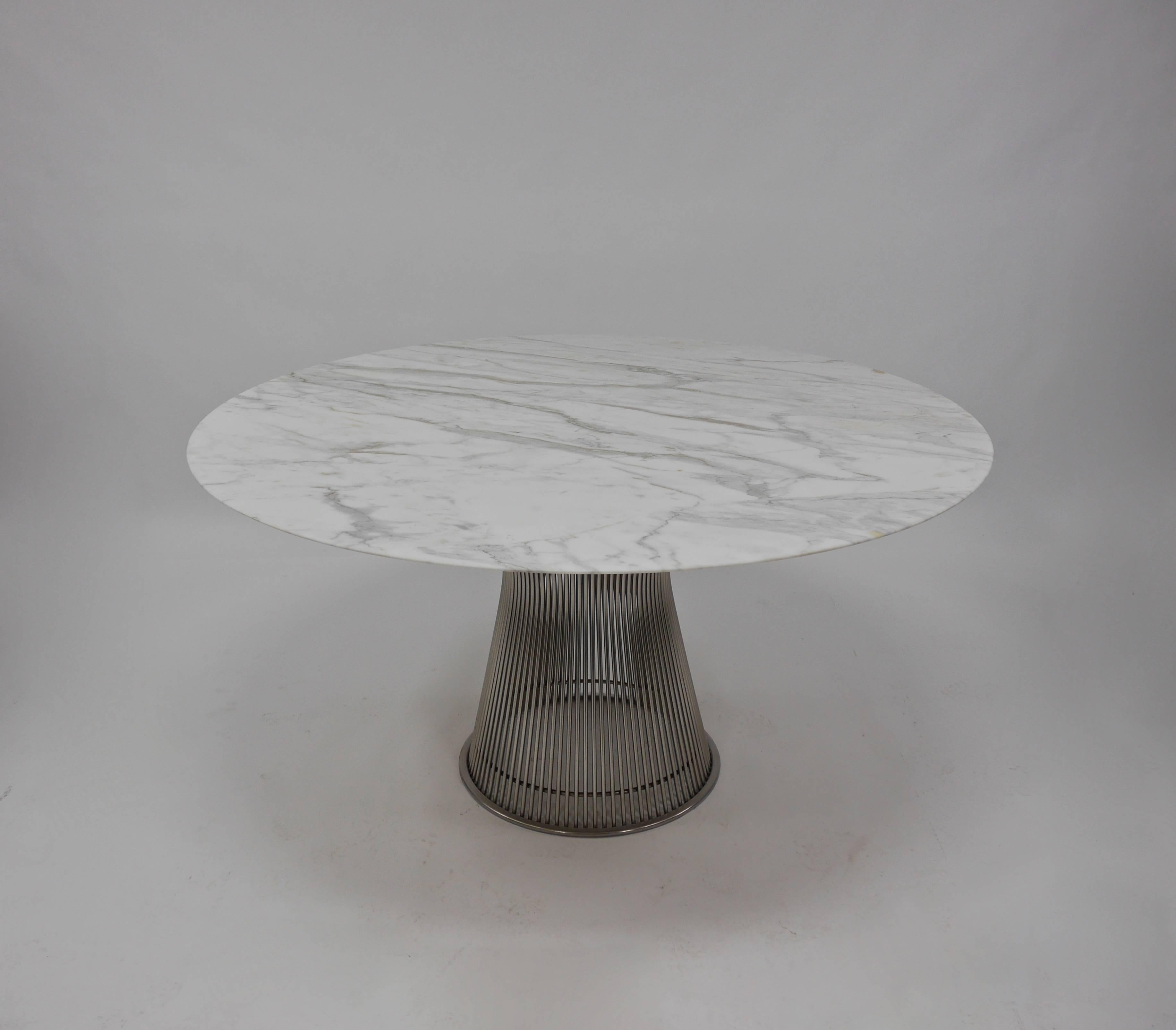  Marble Dining Table by Warren Platner for Knoll For Sale 2