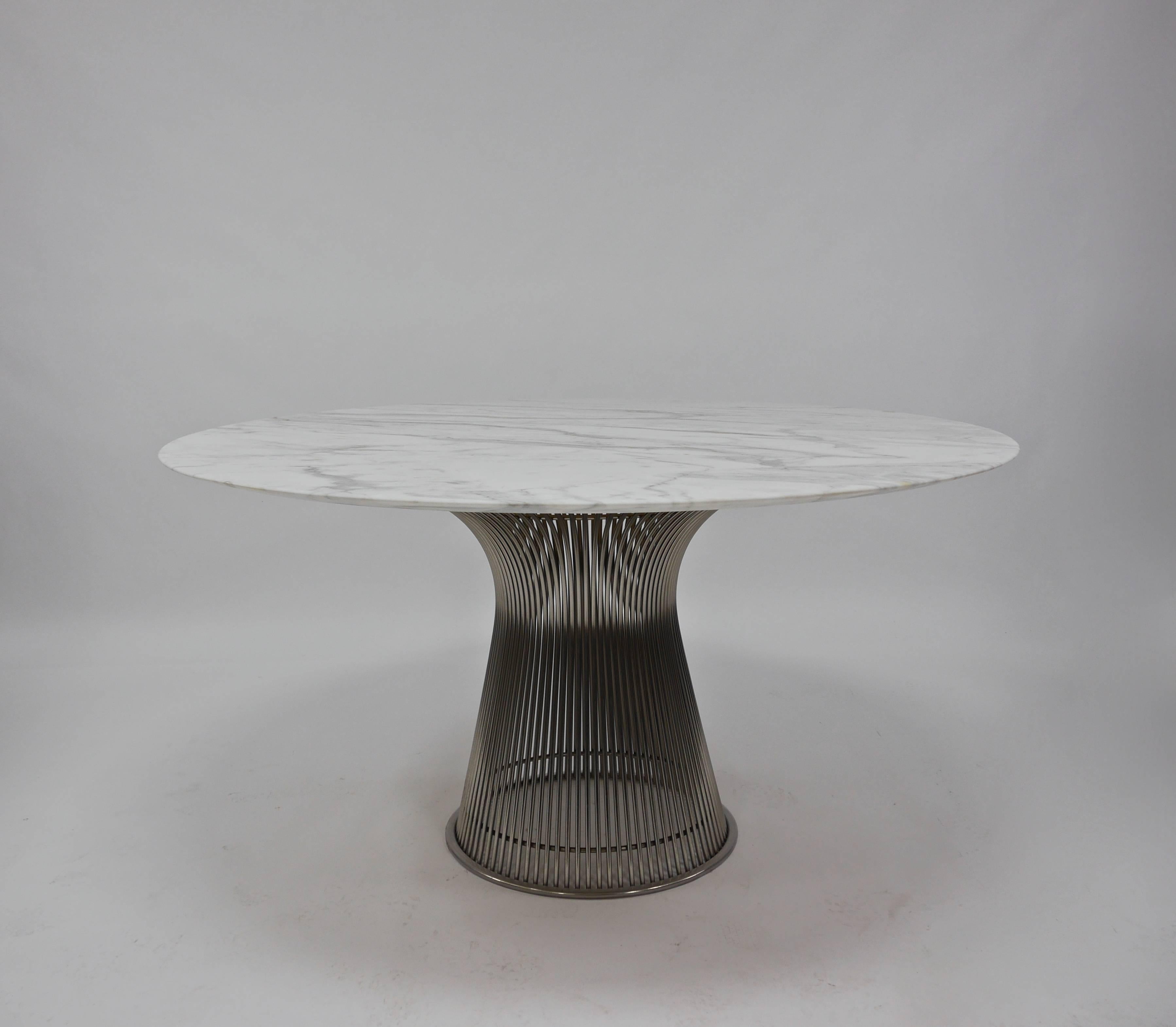  Marble Dining Table by Warren Platner for Knoll For Sale 3
