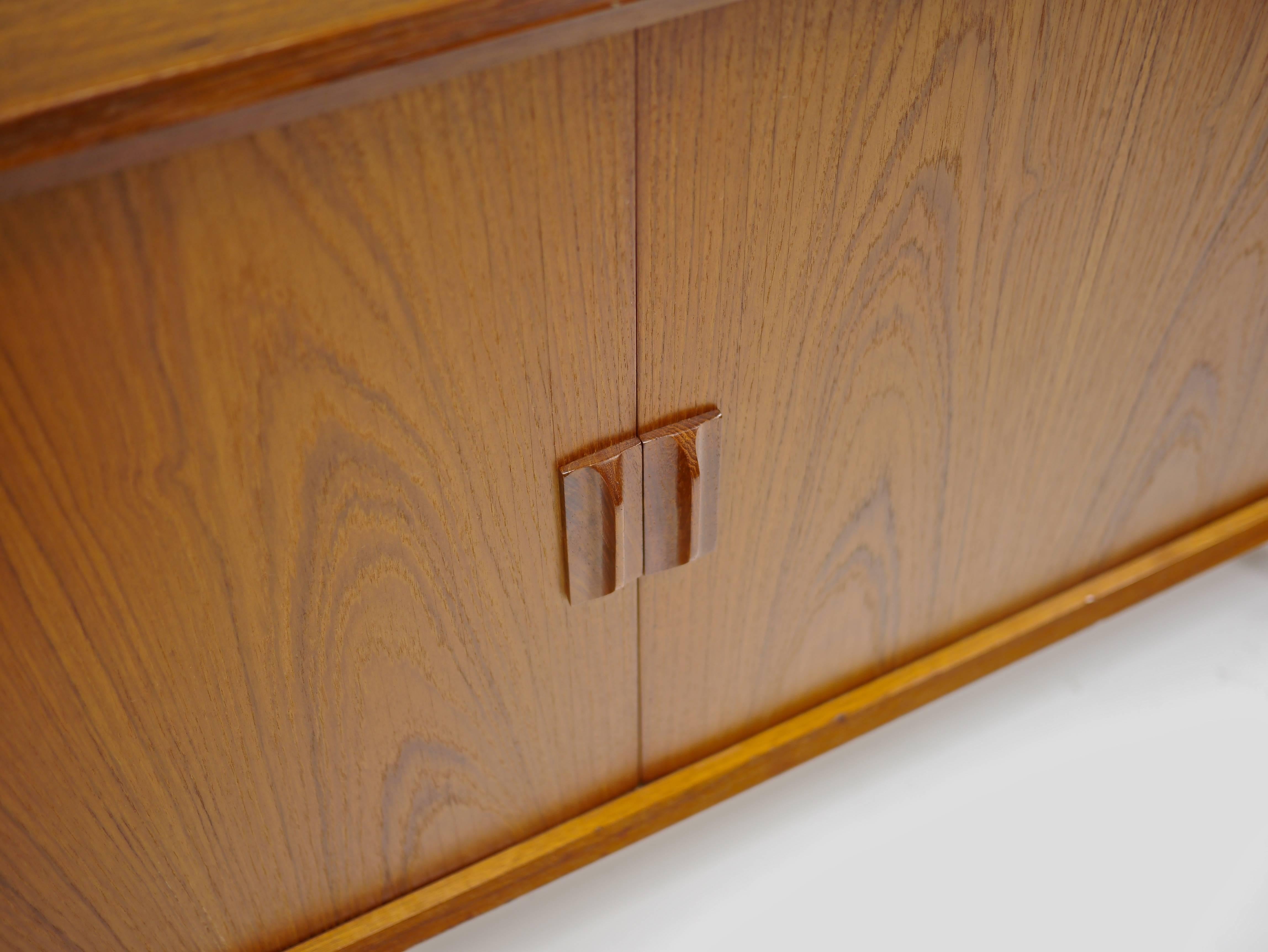 Credenza in Teak by Svend A. Larsen In Good Condition In Hadley, MA