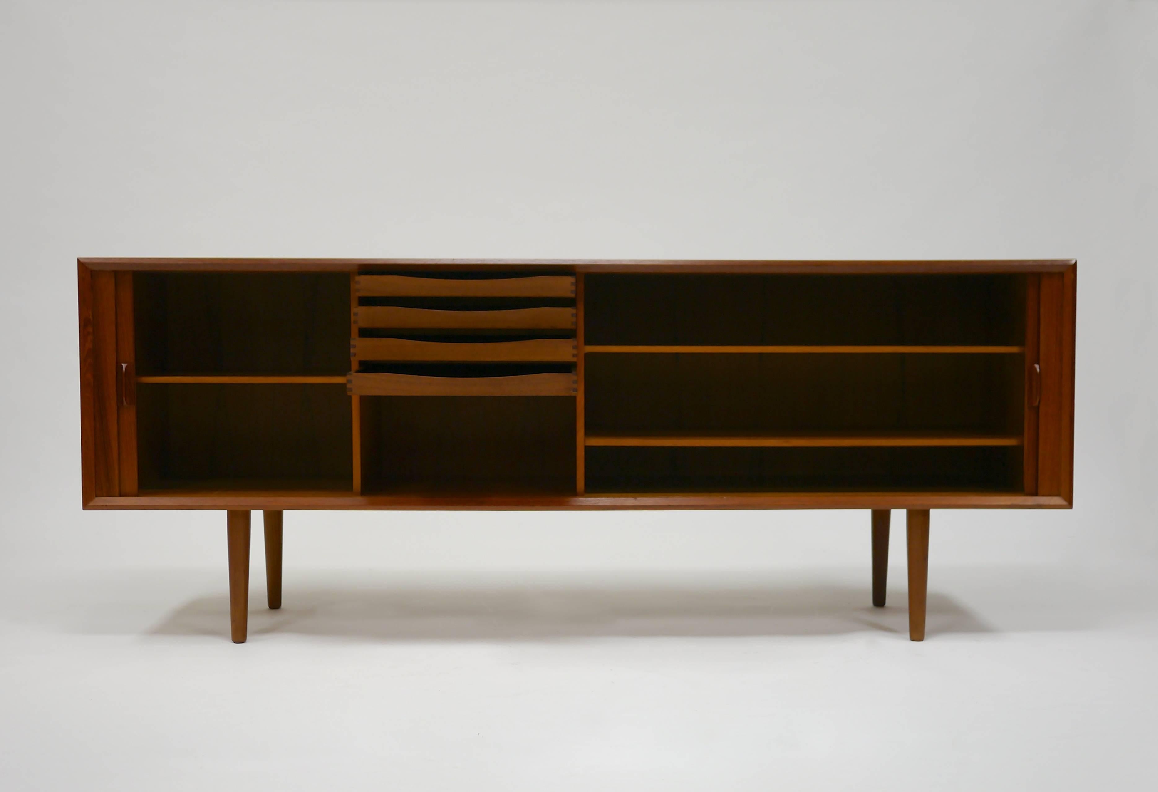 Scandinavian Modern Credenza in Teak by Svend A. Larsen