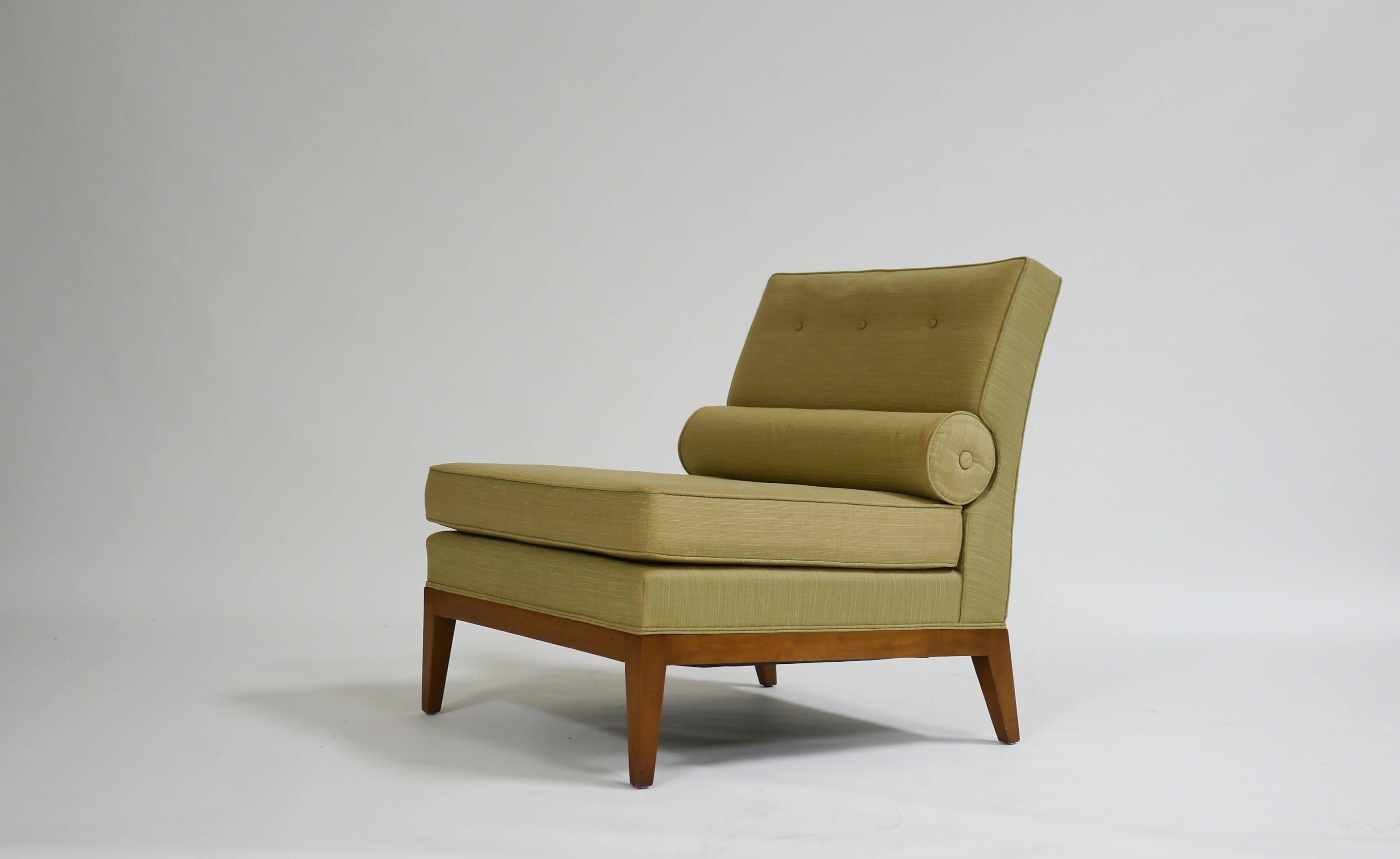 Fabric Lounge Chair by Tommi Parzinger For Sale