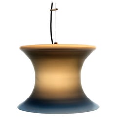 Opaline pendant lamp - Murano glass - Luciano Vistosi