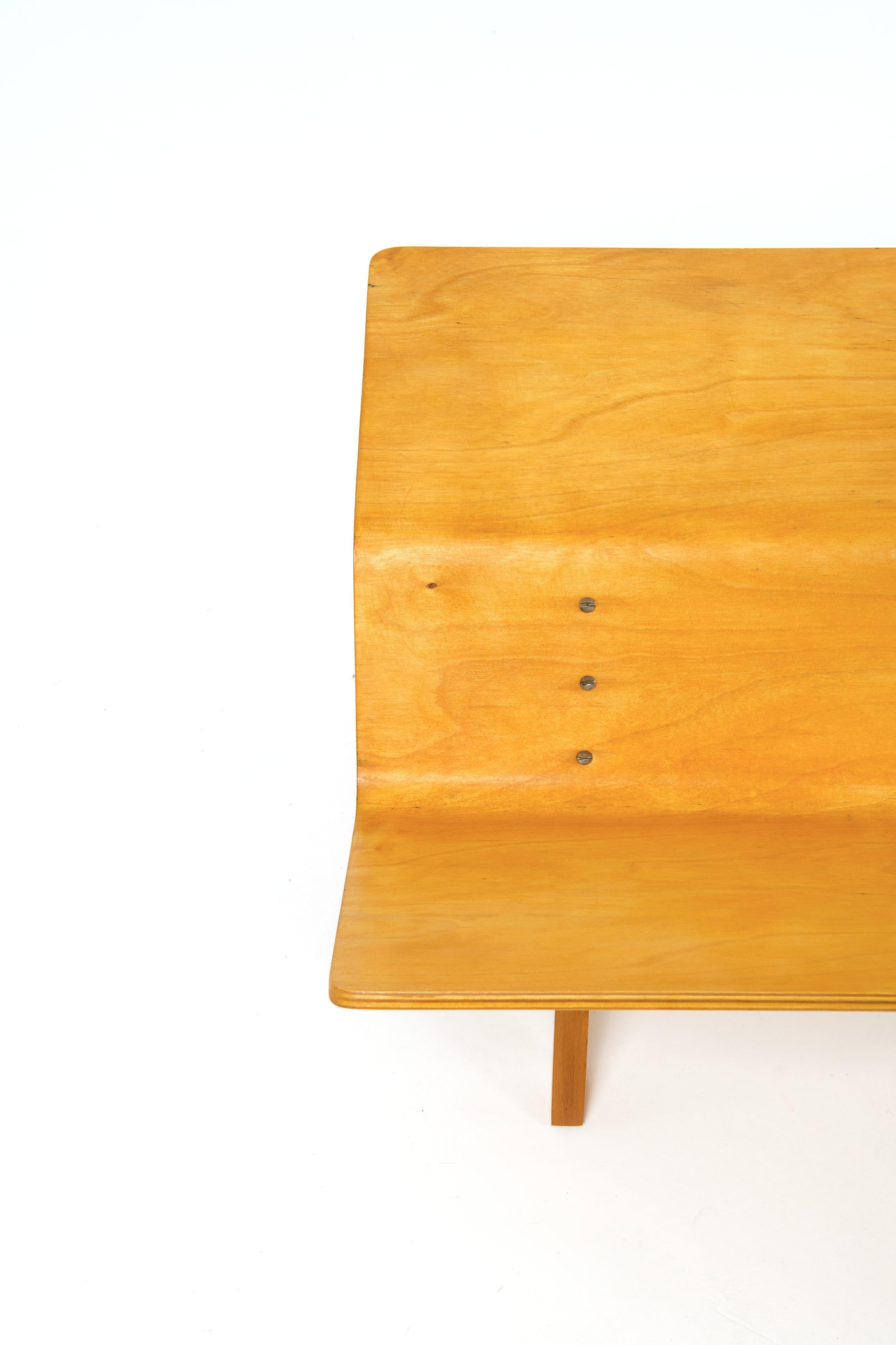 Plywood Modernist Side Table - Hein Stolle For Sale