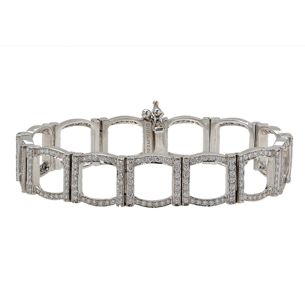 Tiffany & Co. 3 Carat Diamond Platinum Bracelet