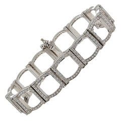 Tiffany & Co. 3 Carat Diamond Platinum Bracelet