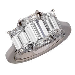 4.13 Carat Diamond Platinum Ring