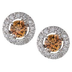 Diamond Platinum Earrings 5