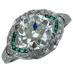 Art Deco Diamond Engagement Ring