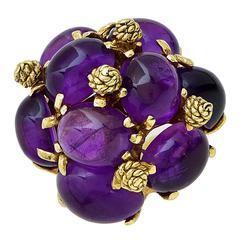 40 Carat Amethyst Gold Ring