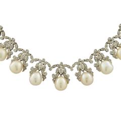 South Sea Pearl Diamond Gold Necklace