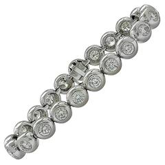 8 Carats Diamonds Gold Tennis Bracelet