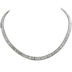 16.76 Carats Diamonds Platinum Necklace 3