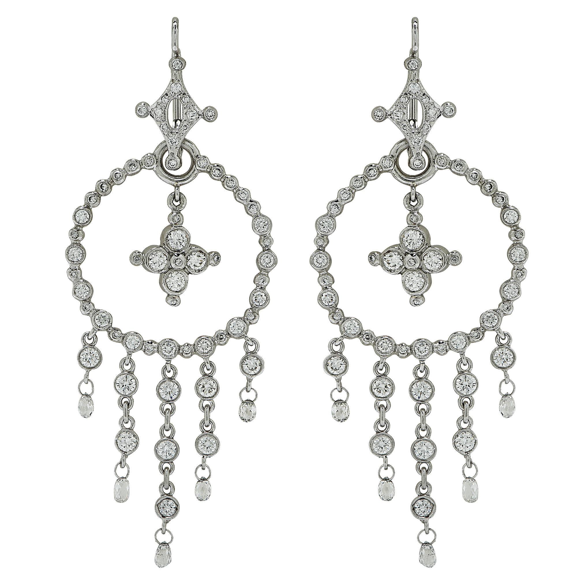 2.75 Carat Diamond Dream Catcher Earrings