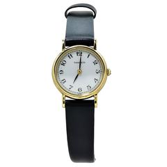 Tiffany & Co. yellow gold Leather Strap Wristwatch