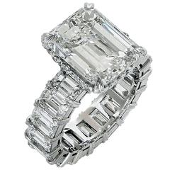 Incredible 14.96 Carat Diamond Engagement Ring