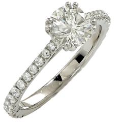 1.53 Carat GIA Diamond Engagement Ring 10
