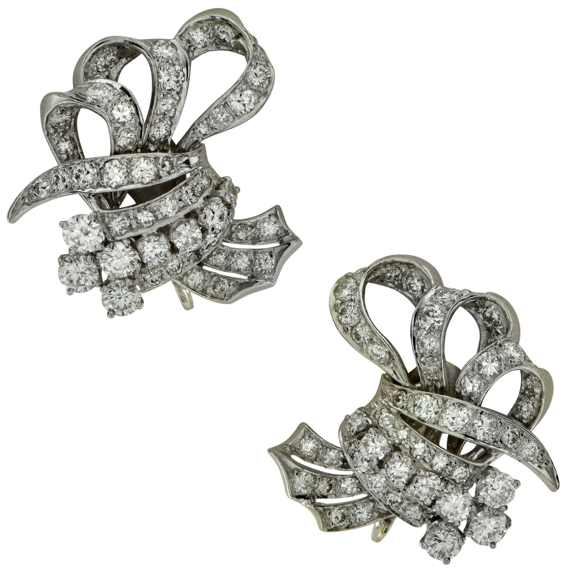 5 Carat Diamond Earrings
