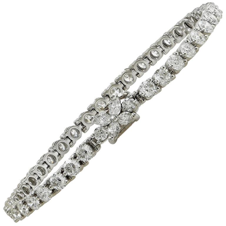 Tiffany and Co. Victoria Diamond Line Bracelet at 1stdibs
