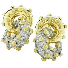 Unique Diamond Clip Earrings 9