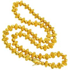 Ilias Lalaounis Yellow Gold Necklace